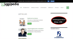 Desktop Screenshot of byggipedia.se