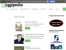 Tablet Screenshot of byggipedia.se